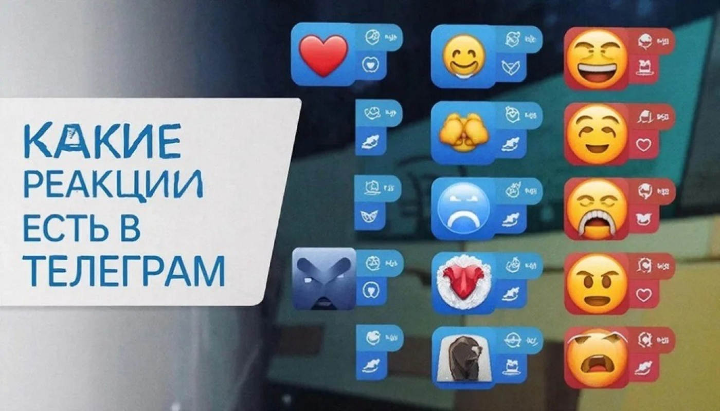 Какие реакции есть в ТГ и что они значат — разбор с нуля ❤️