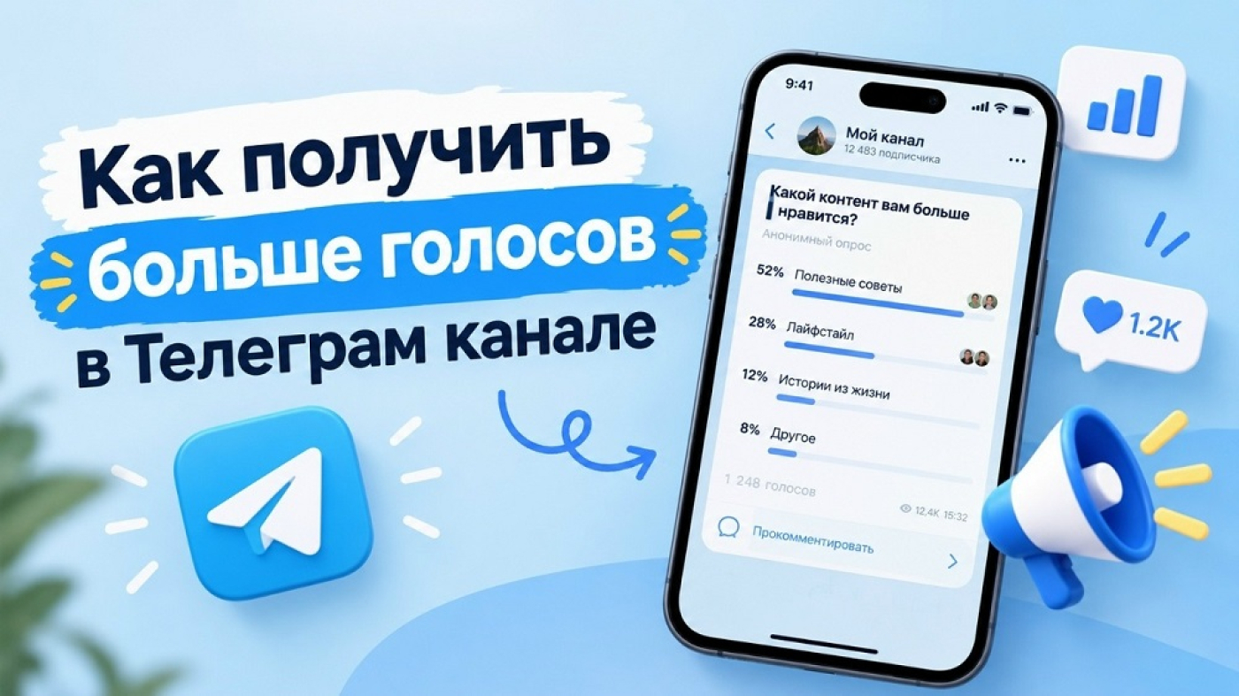 Как получить голоса в Телеграм премиум — 10 идей ❤️